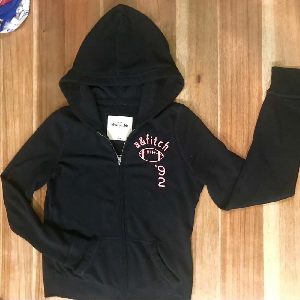 Girls Abercrombie jacket navy Sz L